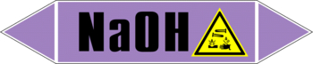 Маркировка трубопровода "na(oh)" (a07, пленка, 507х105 мм)" - Маркировка трубопроводов - Маркировки трубопроводов "ЩЕЛОЧЬ" - ohrana.inoy.org